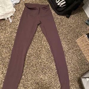 purple brand new lulu lemon leggings